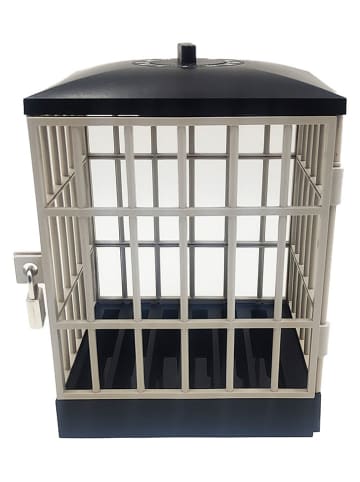 MAD MONKEY Dekoracja "Phone Jail" w kolorze szarym