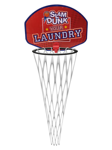 MAD MONKEY Wäsche-Abwurfkorb "Dunk Your Laundry" in Rot