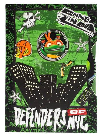Teenage Mutant Ninja Turtels Notitieboek "TMNT" groen - A5