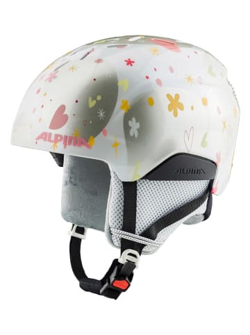 Alpina Kask narciarski "Pizi" w kolorze złoto-białym