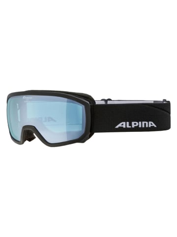 Alpina Gogle narciarskie "Scarabeo JR" w kolorze czarno-niebieskim