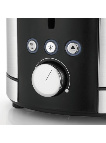 WMF Toaster "Lono" in Silber/ Schwarz