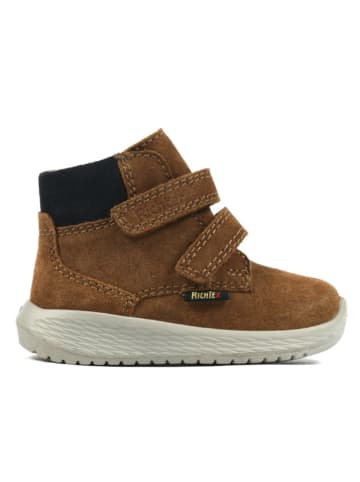 Richter Shoes Skórzane botki "Timmy" w kolorze jasnobrązowym