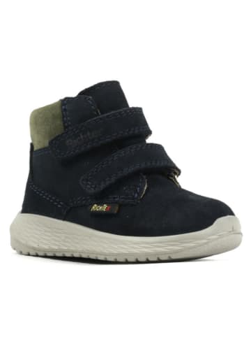 Richter Shoes Leren boots "Timmy" donkerblauw/kaki