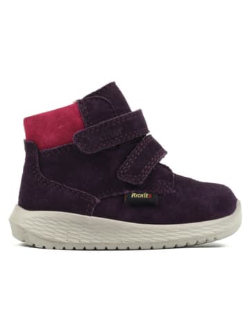 Richter Shoes Leren boots "Timmy" pruimkleurig