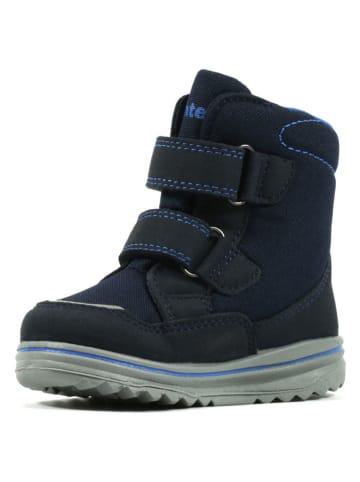Richter Shoes Kozaki zimowe "Snow" w kolorze granatowym