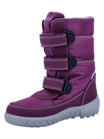 Richter Shoes Kozaki zimowe "Husky" w kolorze fioletowym
