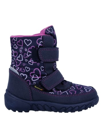 Richter Shoes Kozaki zimowe "Husky" w kolorze granatowym