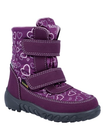 Richter Shoes Kozaki zimowe "Husky" w kolorze fioletowym