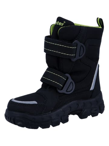 Richter Shoes Winterstiefel "Davos"  in Schwarz/ Grün
