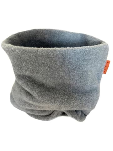 LiVi Fleece-Loop-Schal "hellgrau meliert" in Hellgrau - (L)50 x (B)24 cm