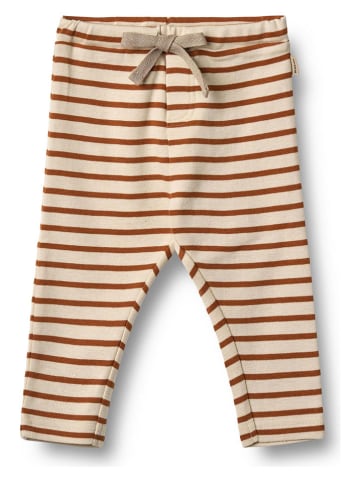 Wheat Sweathose "Manfred" in Beige/ Rot