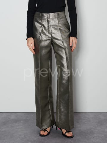 Someday Marlenehose "Catsby" in Silber