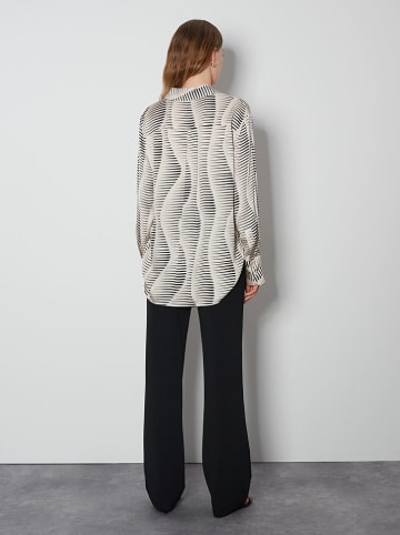 Someday Bluse "Zauryn" in Beige/ Grau