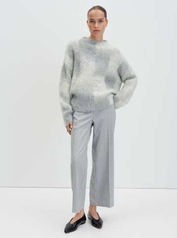 Someday Sweter w kolorze jasnoszaro-białym