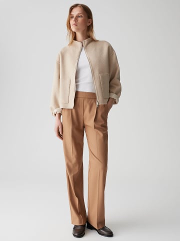 OPUS Marlenehose "Macie" in Hellbraun