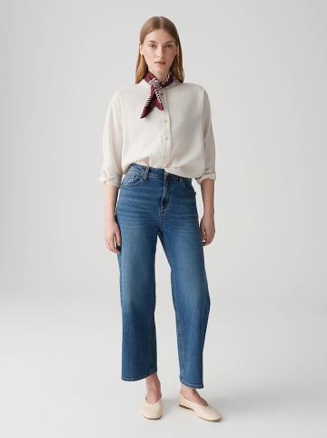 OPUS Bluzka "Fanari" w kolorze beżowym