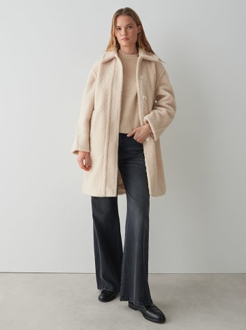 OPUS Teddymantel crème