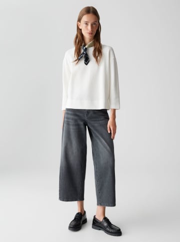 OPUS Sweatshirt "Gelix" in Weiß