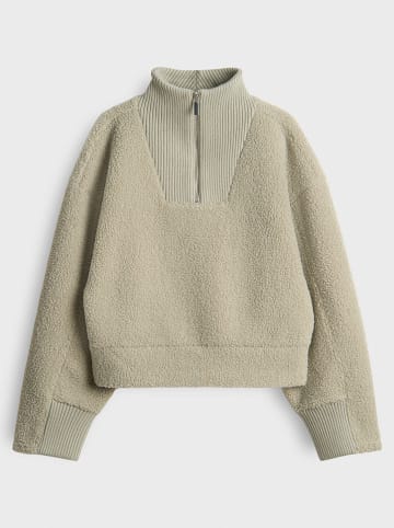 OPUS Bluza polarowa "Gick" w kolorze zielonym