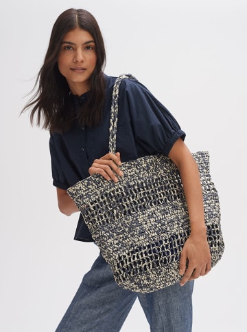 OPUS Strandtas antraciet/beige