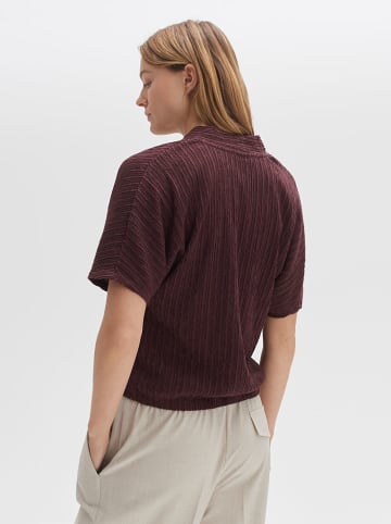 OPUS Bluzka w kolorze brązowym