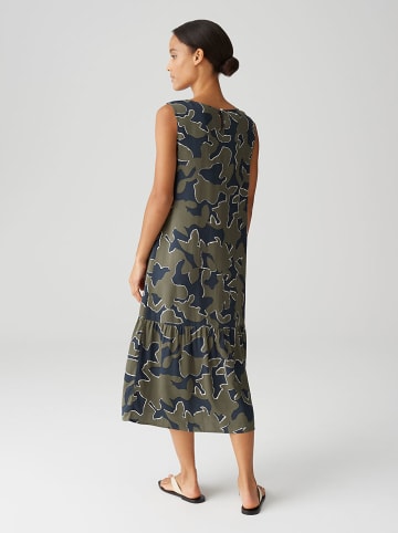 OPUS Kleid in Khaki/ Dunkelblau