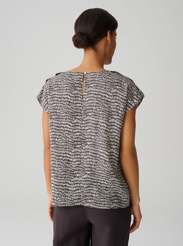 OPUS Shirt in Schwarz/ Weiß