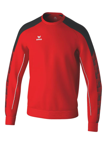 erima Sweatshirt "Evo Star" in Rot/ Schwarz