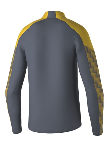 erima Trainingslongsleeve "Evo Star" in Grau/ Gelb