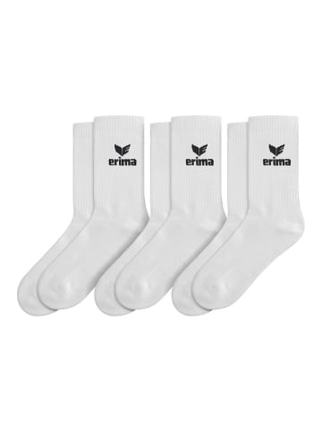 erima 3er-Set: Sportsocken in Weiß