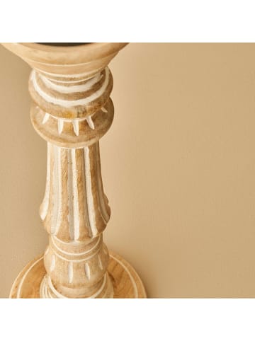 BELLA MAISON Kaarshouder "Esta" beige - (H)40 cm