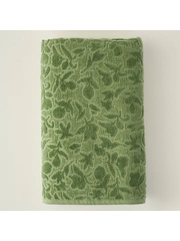 BELLA MAISON Ręcznik kąpielowy "Jolia" w kolorze zielonym - 150 x 90 cm