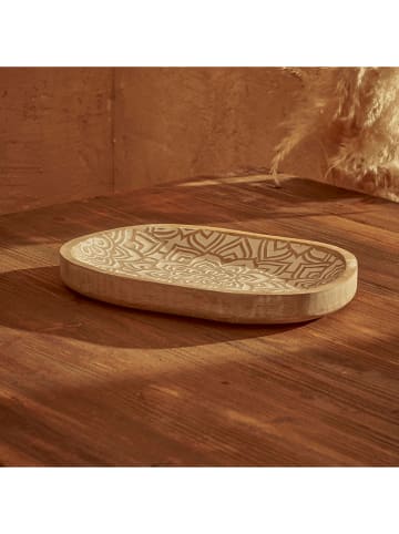 BELLA MAISON Decoschaal "Aldo" wit - (B)20 x (H)30 cm