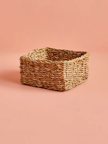 BELLA MAISON Kosz "Kiara" w kolorze jasnobrązowym - 22 x 22 x 10 cm