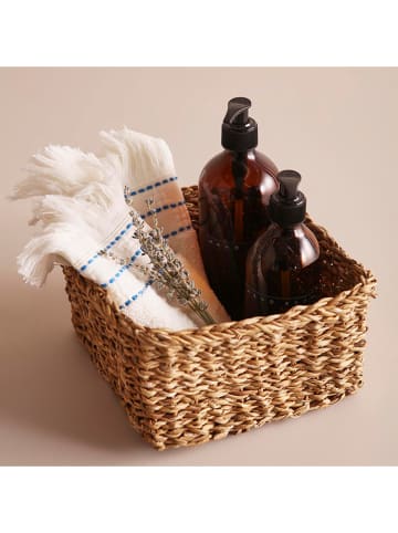 BELLA MAISON Kosz "Kiara" w kolorze jasnobrązowym - 22 x 22 x 10 cm