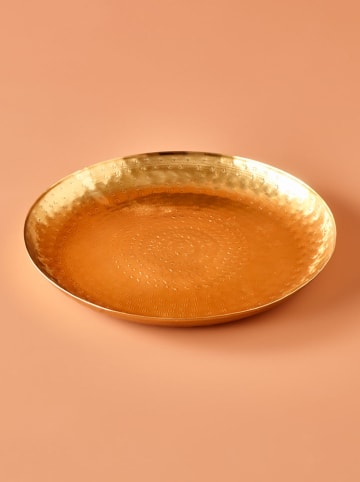 BELLA MAISON Serveerdienblad "Serra" goudkleurig - Ø 29 cm