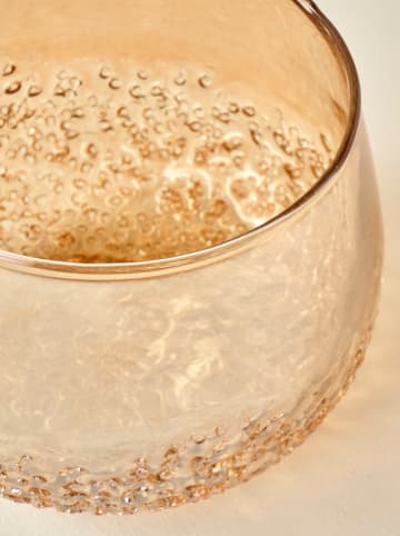 BELLA MAISON Windlicht "Shiny" goudkleurig - (H)8,5 x Ø 11 cm