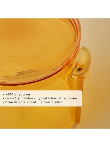 BELLA MAISON Vorratsglas in Orange - 1 l