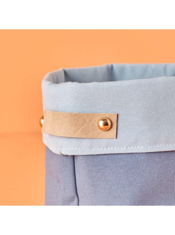 BELLA MAISON Aufbewahrungskorb "Marine" in Blau - (B)22 x (H)18 cm