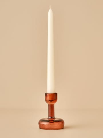 BELLA MAISON Kaarshouder "Miguel'' oranje - (H)10 x Ø 7 cm