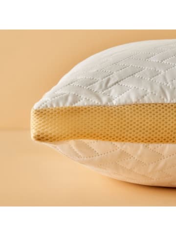 BELLA MAISON Kissen ''Climacool'' in Weiß - (L)50 x (B)70 cm