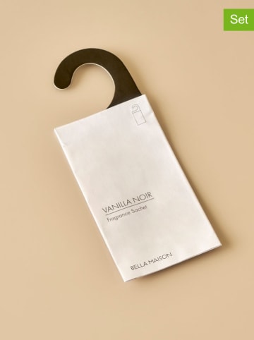 BELLA MAISON 2er-Set: Duftsachets ''Vanilla Noir'' in Weiß - 2x 25 g