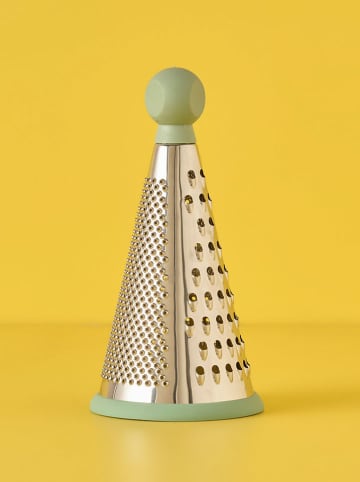 BELLA MAISON Tarka w kolorze srebrno-zielonym - wys. 24,5 x Ø 11,5 cm