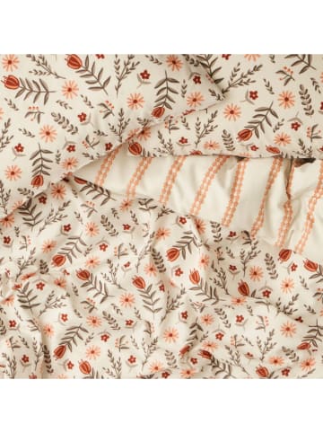 BELLA MAISON 2-częściowy komplet pościeli "Florian" w kolorze kremowo-zielonym