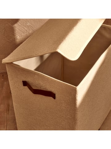 BELLA MAISON Wäschekorb ''Karla'' in Creme - (B)40 x (H)50 x (T)30 cm