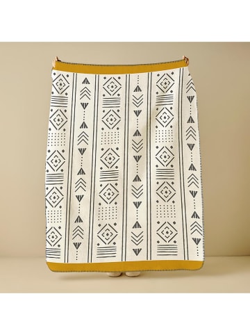 BELLA MAISON Tagesdecke "Anchal" in Anthrazit/ Weiß