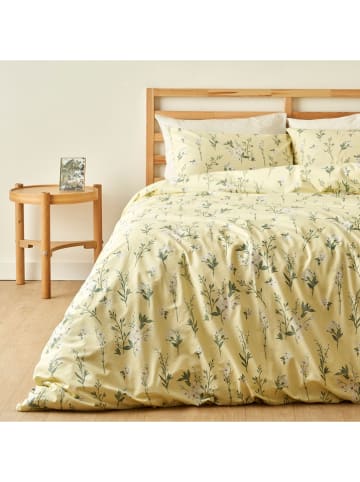 BELLA MAISON 3-delige renforcé beddengoedset "Nancy" geel