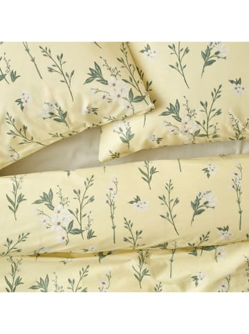 BELLA MAISON 3tlg. Renforcé-Bettwäsche ''Nancy'' in Gelb