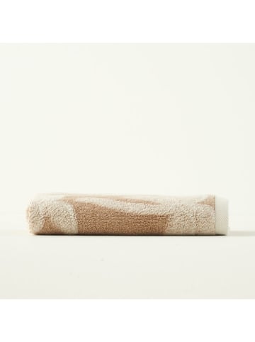 BELLA MAISON Handdoek "Palm" beige - (L)70 x (B)50 cm
